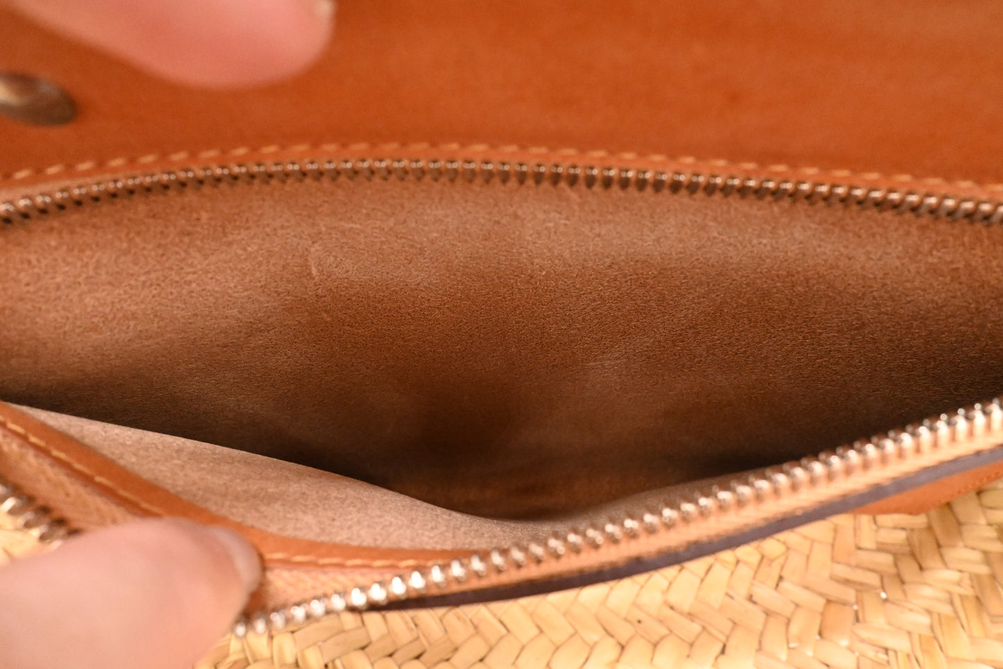 Balenciaga Bistro Panier Basket Bag in Tan Leather