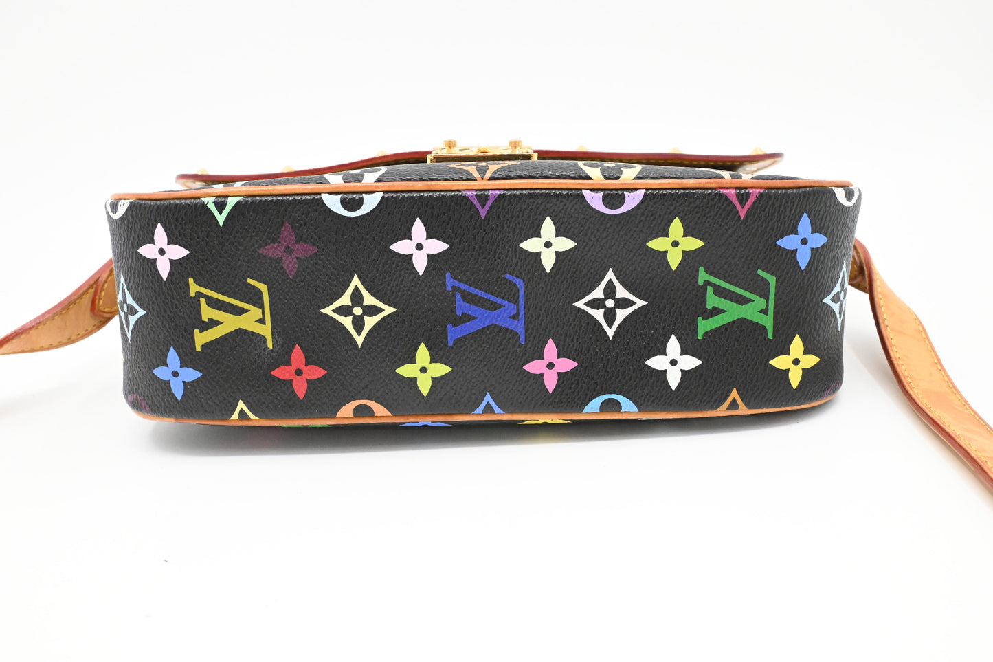 Louis Vuitton Sologne in Black Multicolor Monogram Canvas