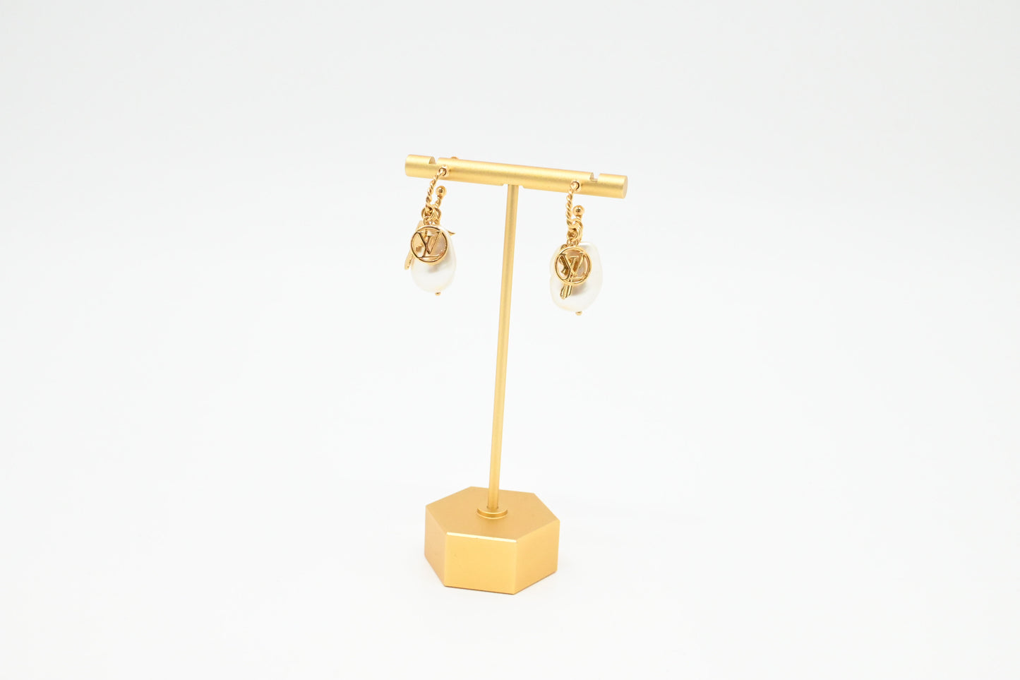 Louis Vuitton Pearl Charm Earrings