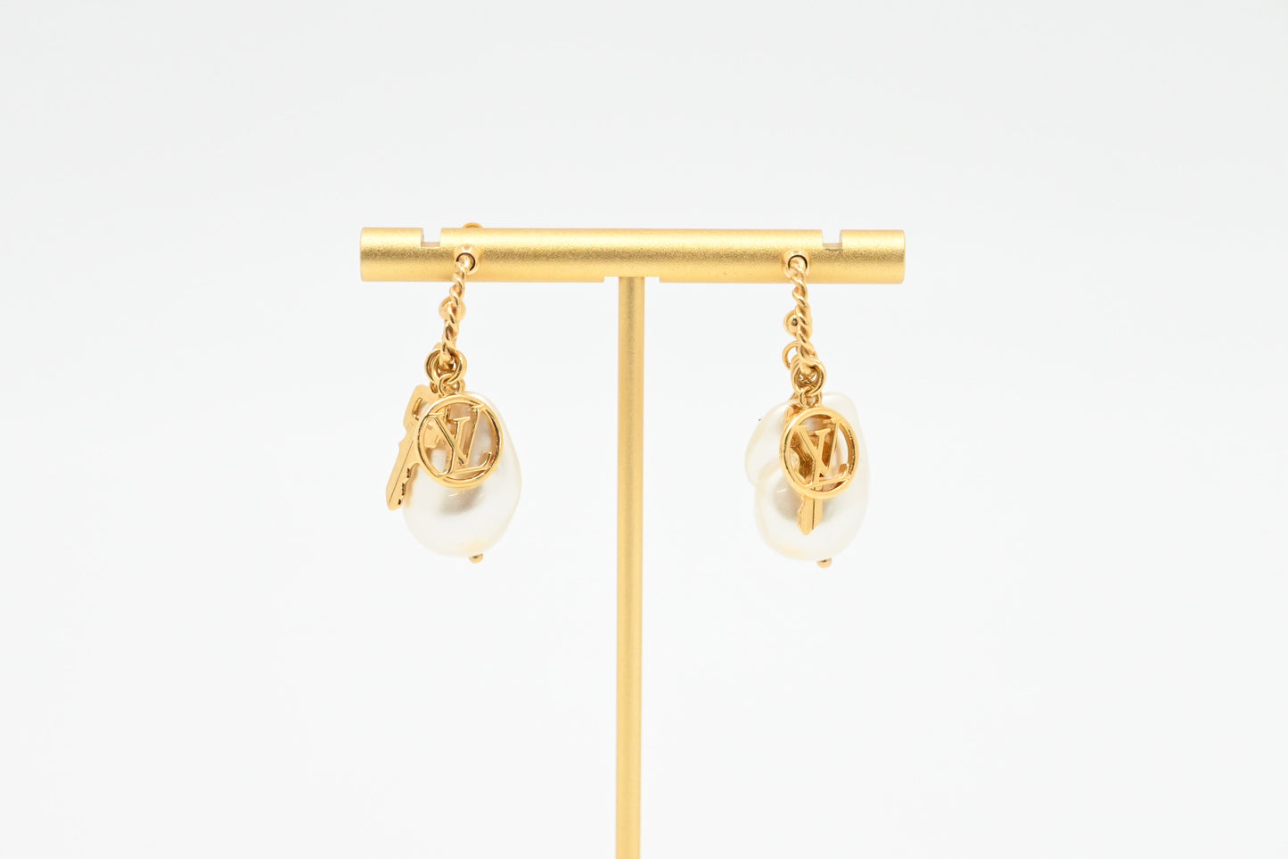 Louis Vuitton Pearl Charm Earrings