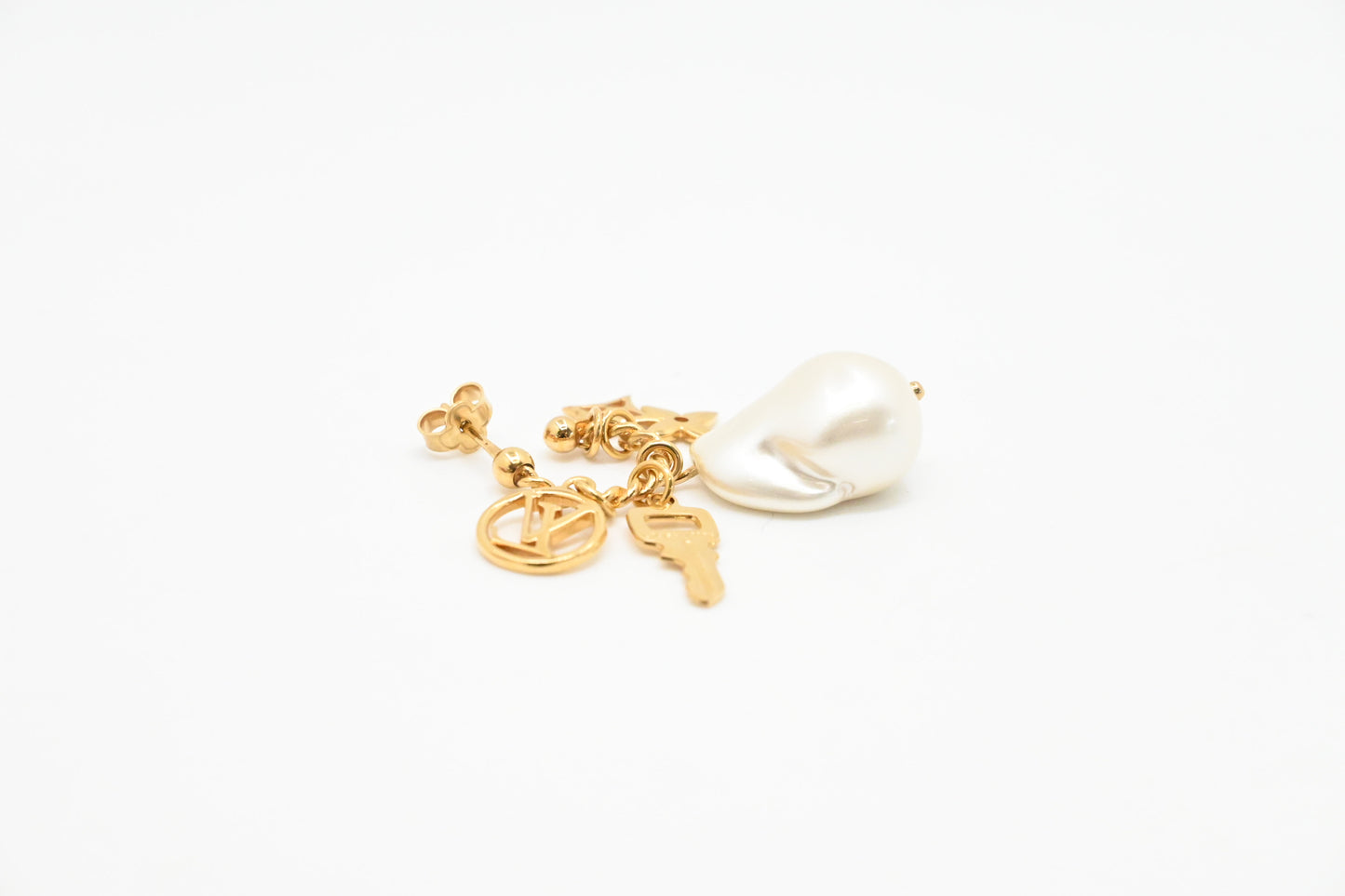 Louis Vuitton Pearl Charm Earrings
