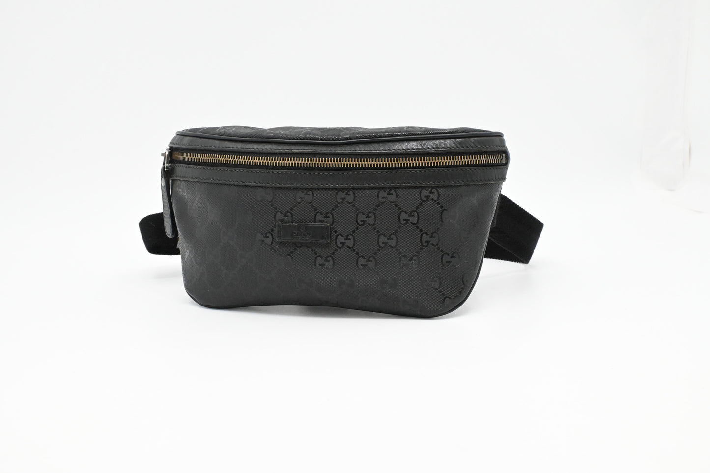 Gucci Bumbag in Black Imprime Canvas