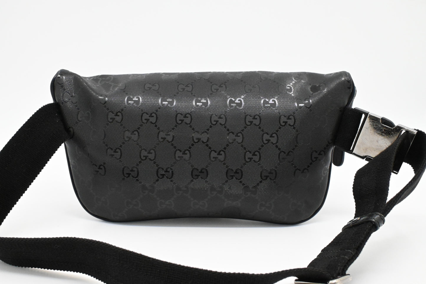 Gucci Bumbag in Black Imprime Canvas