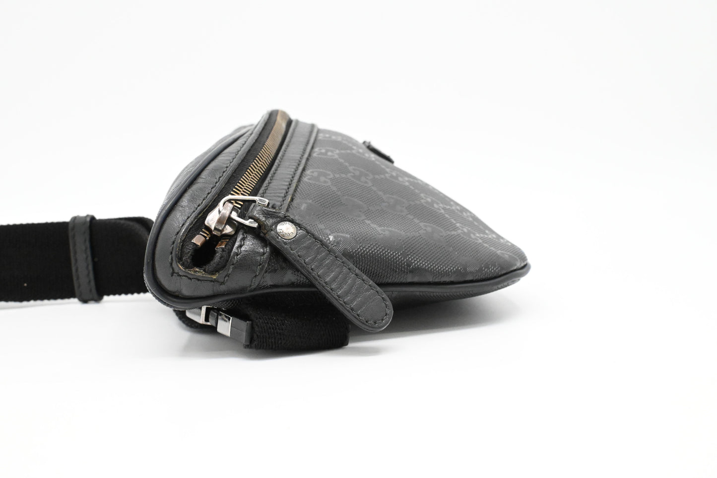 Gucci Bumbag in Black Imprime Canvas