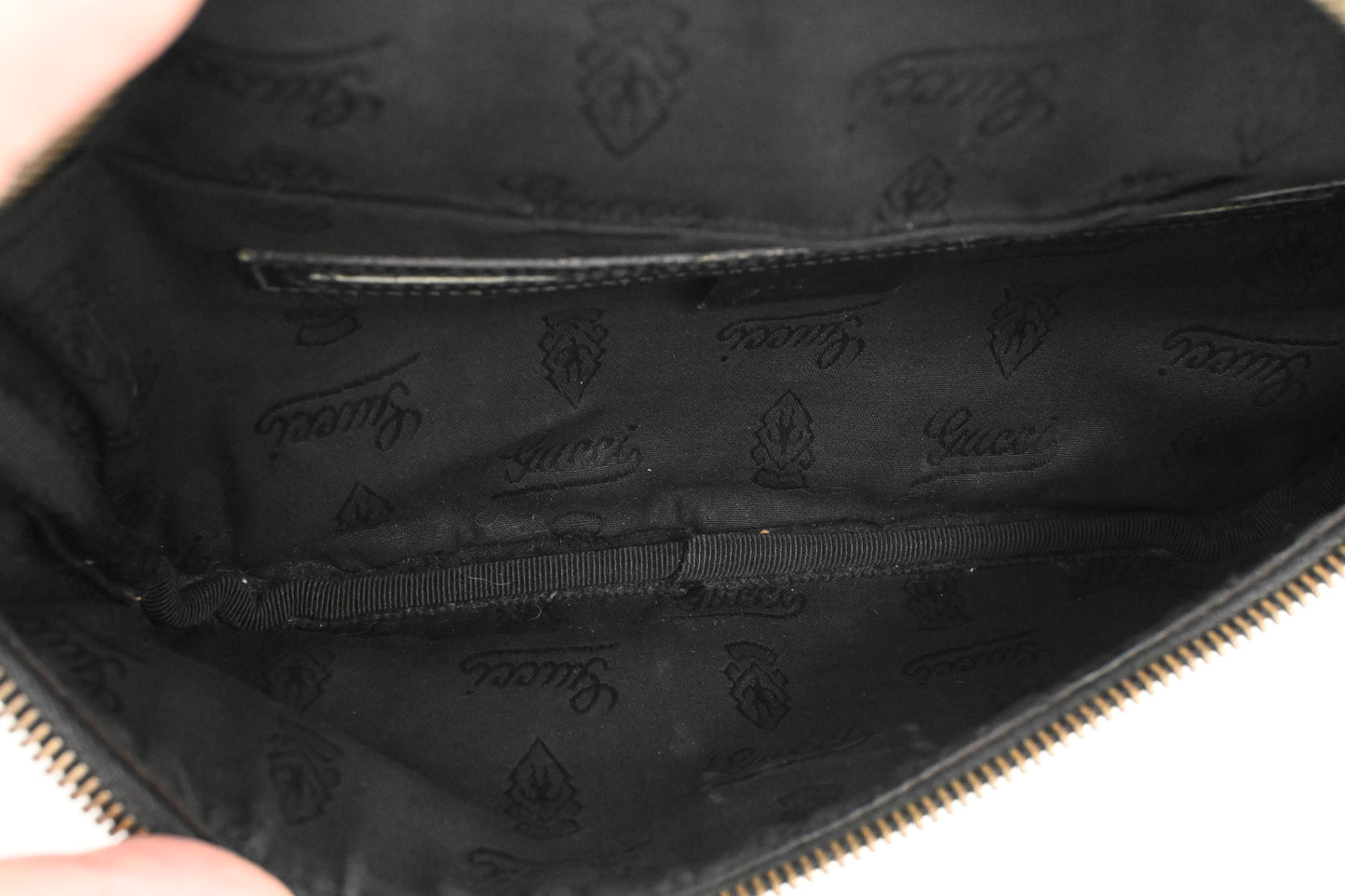 Gucci Bumbag in Black Imprime Canvas