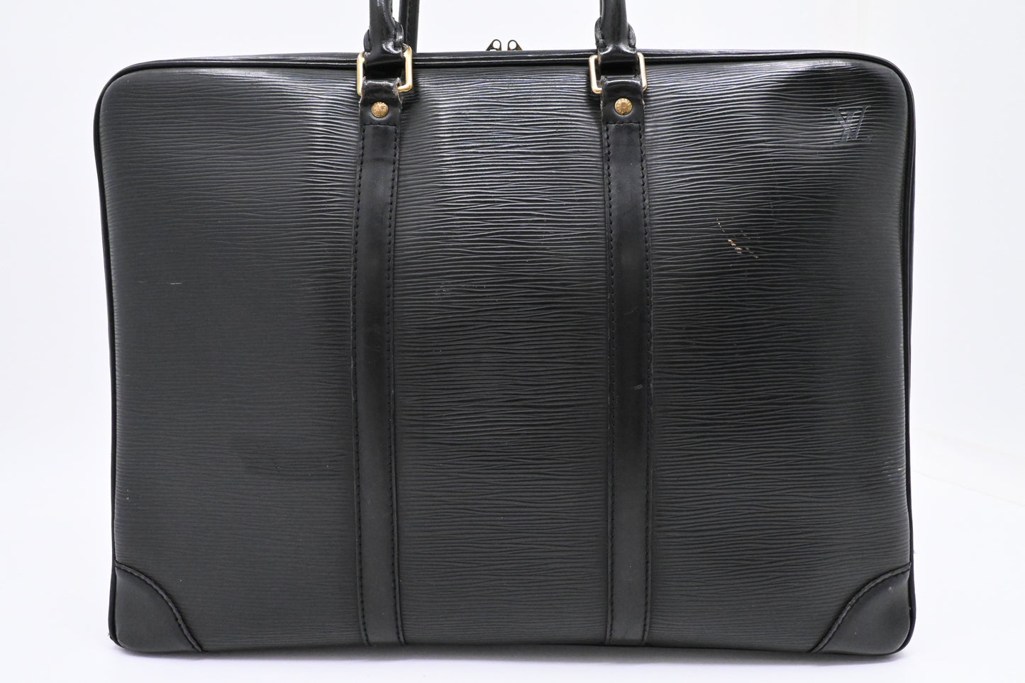 Louis Vuitton Porte Documents Voyage in Black Epi Leather