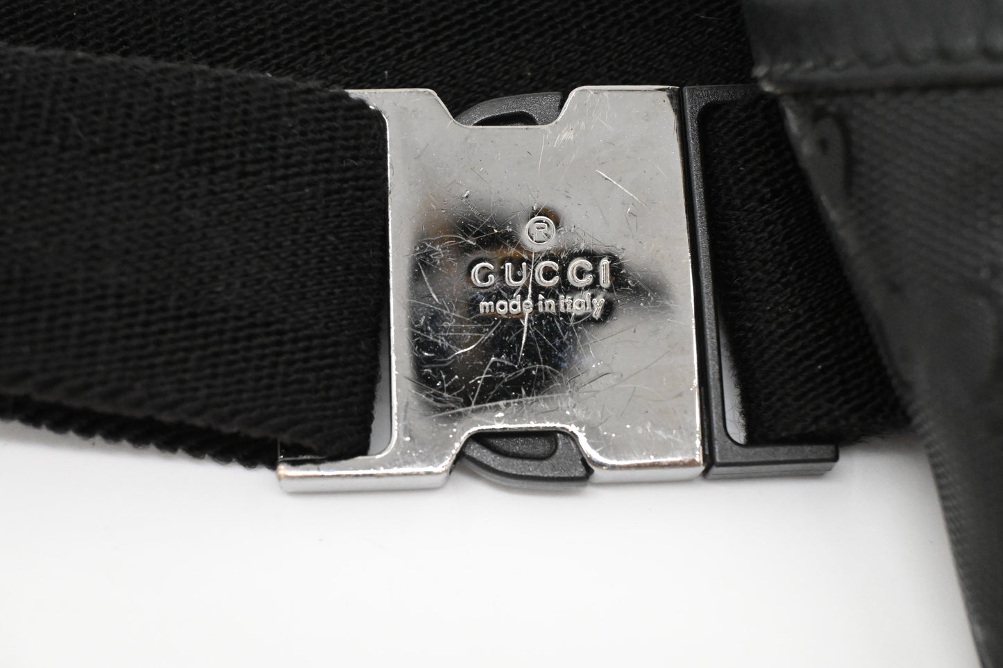 Gucci Bumbag in Black Imprime Canvas