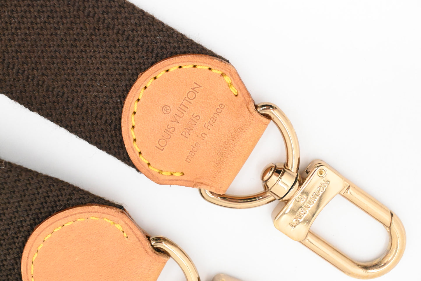 Louis Vuitton Brown Nylon Strap