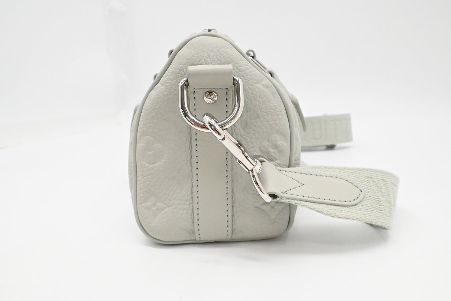 Louis Vuitton Keepall XS in Mineral Gray Taurillon Leather