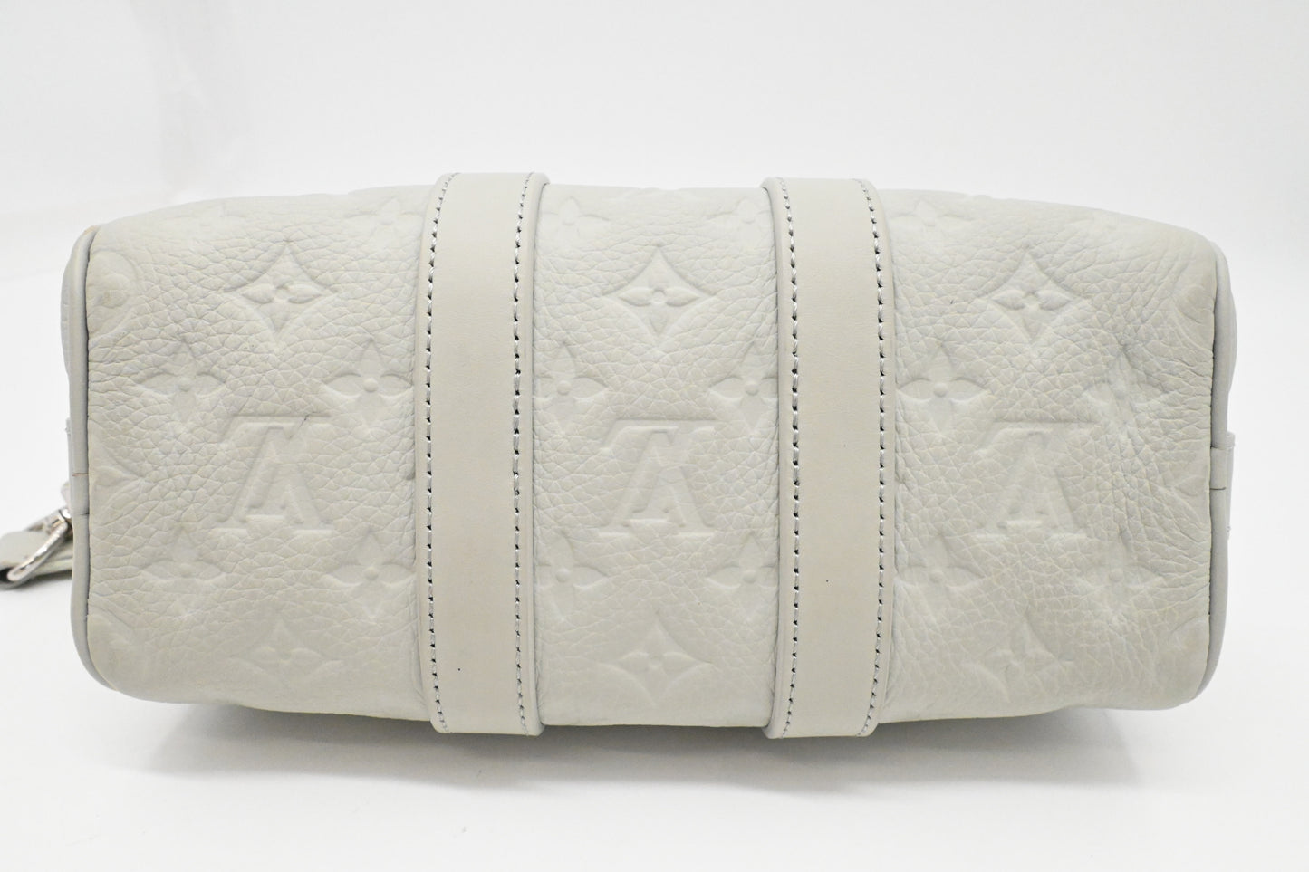 Louis Vuitton Keepall XS in Mineral Gray Taurillon Leather