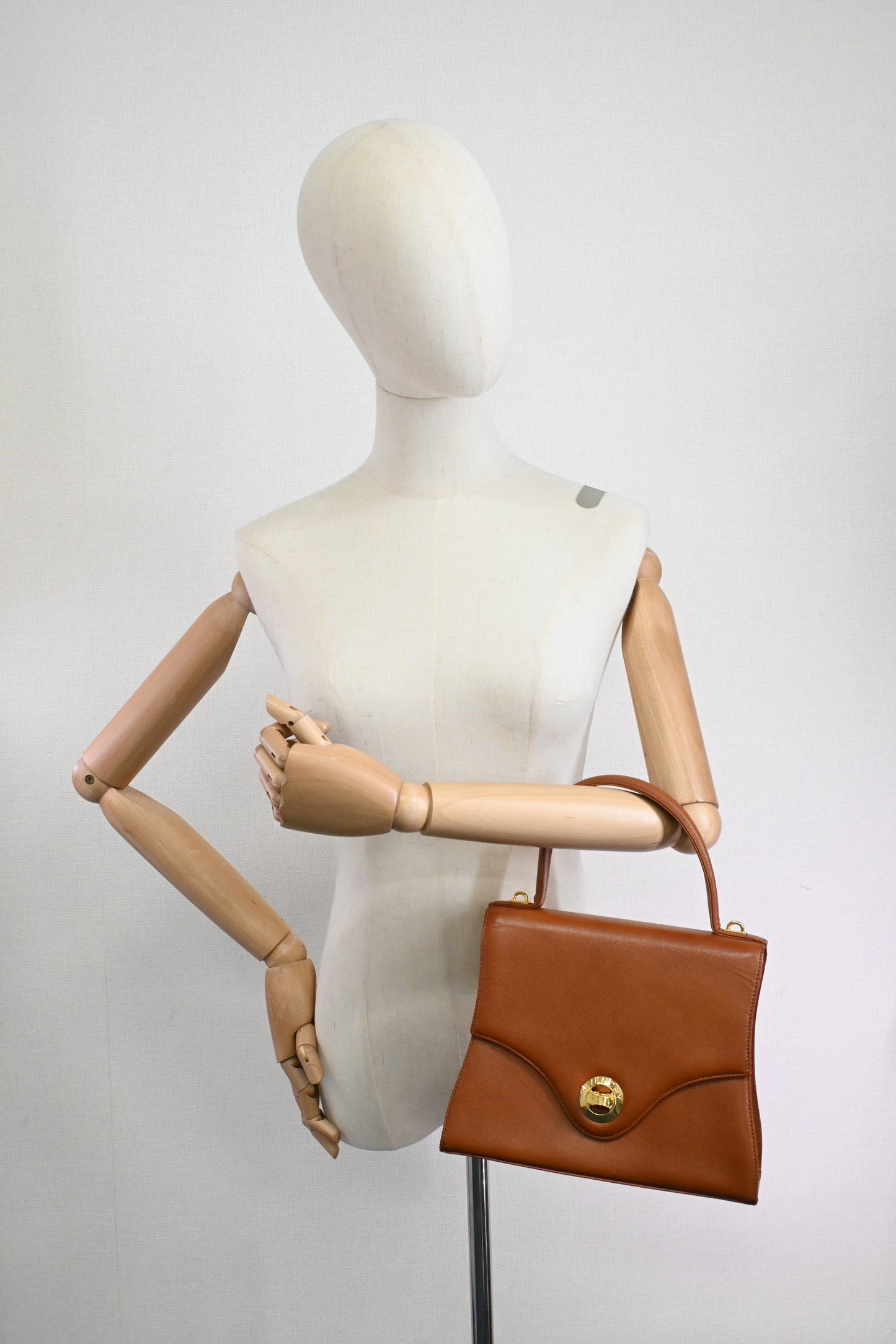 Givenchy Top Handle Bag in Brown Leather