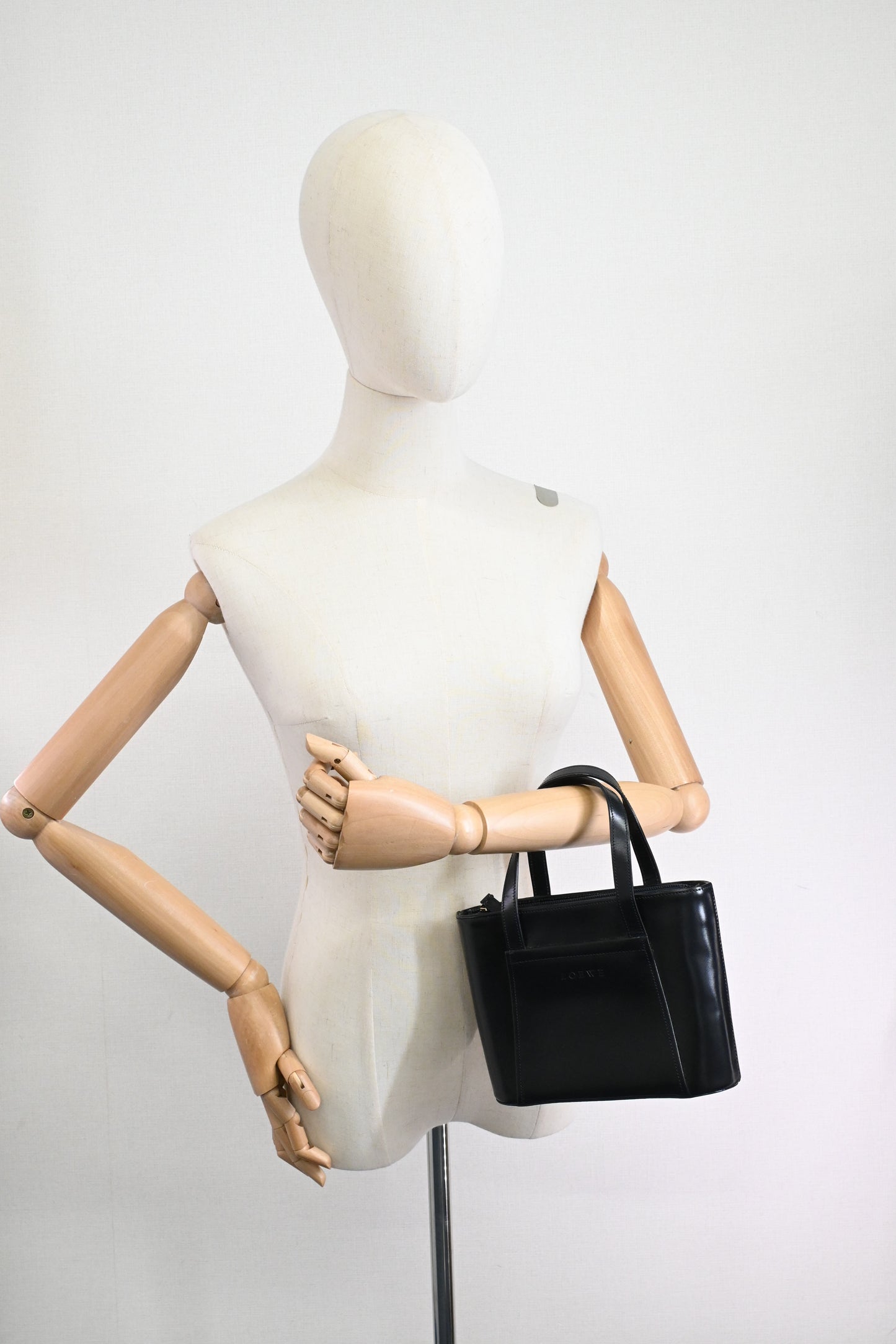 Loewe Mini Handbag in Black Leather
