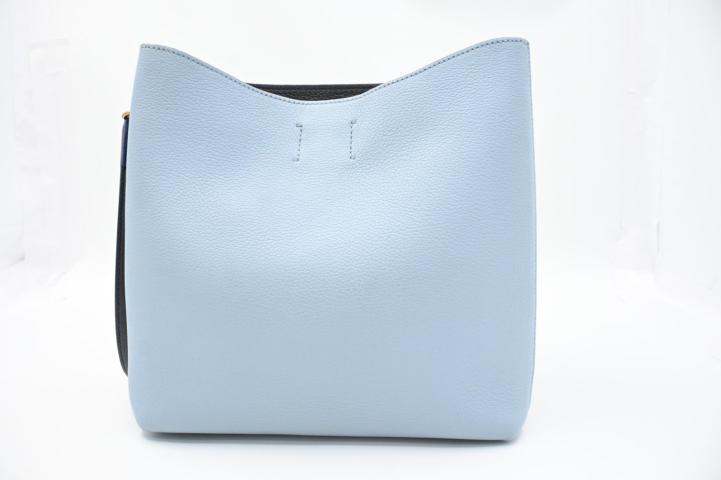 MCM Crossbody Bag in Blue Leather