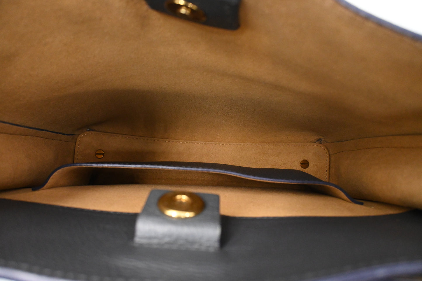 MCM Crossbody Bag in Blue Leather