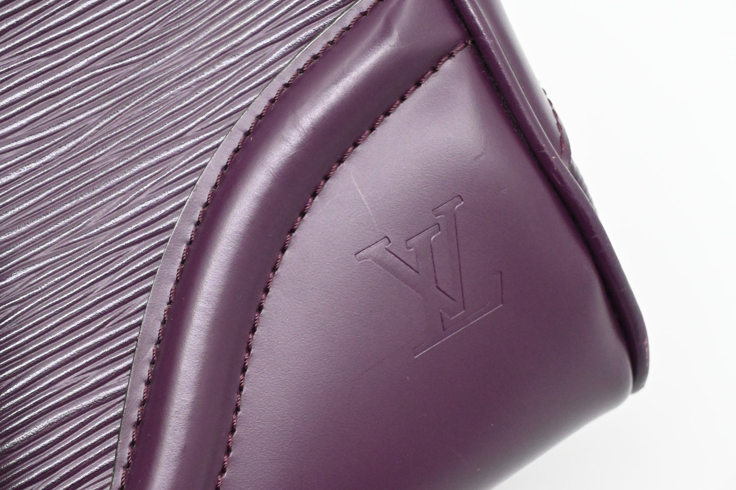 Louis Vuitton Bowling Montaigne GM in Purple Epi Leather