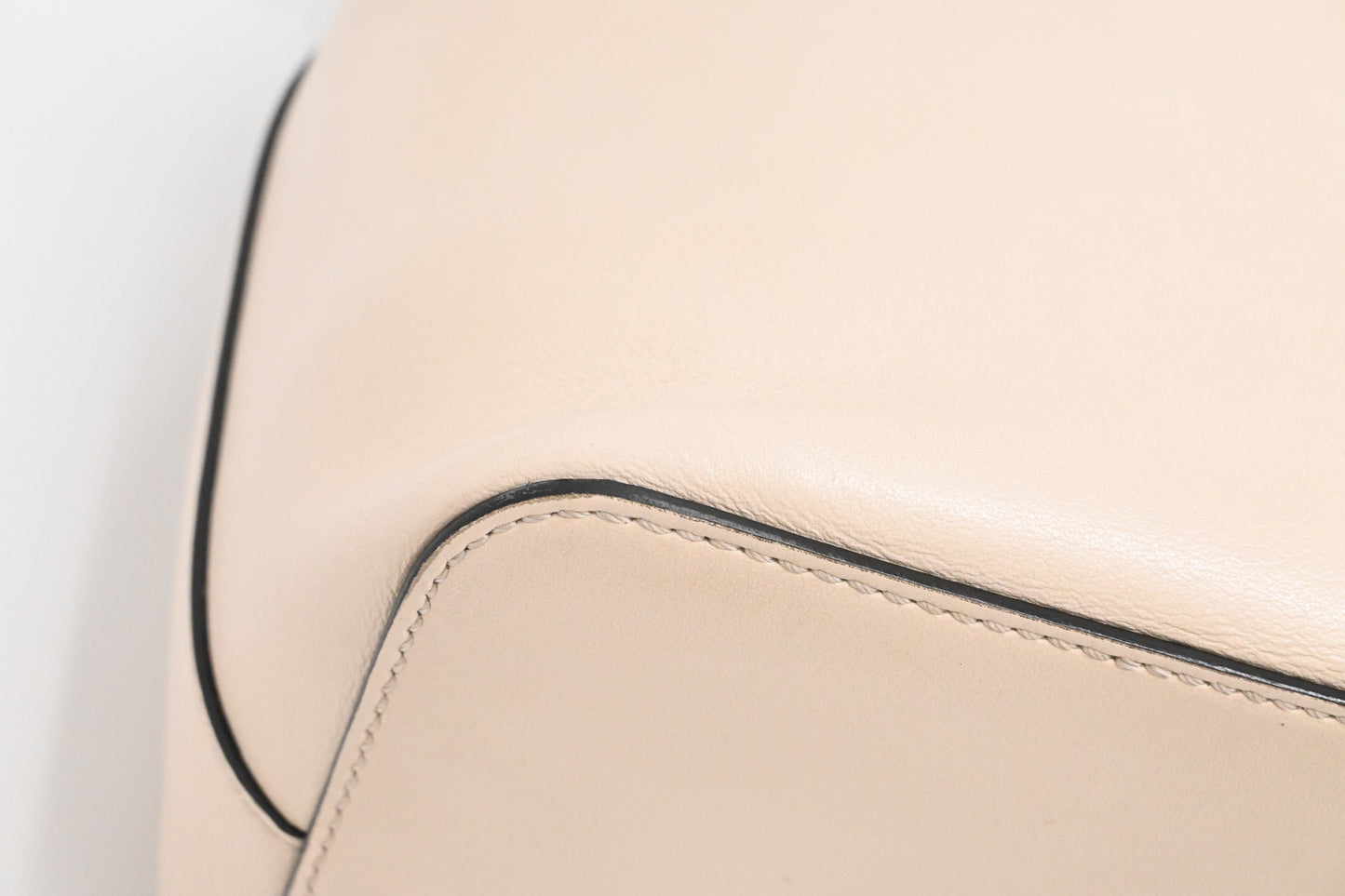 Fendi Mon Tresor Shoulder Bag in Cream Leather