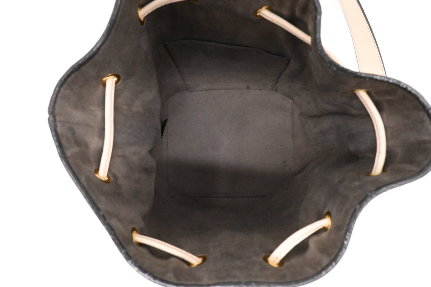 Fendi Mon Tresor Shoulder Bag in Cream Leather