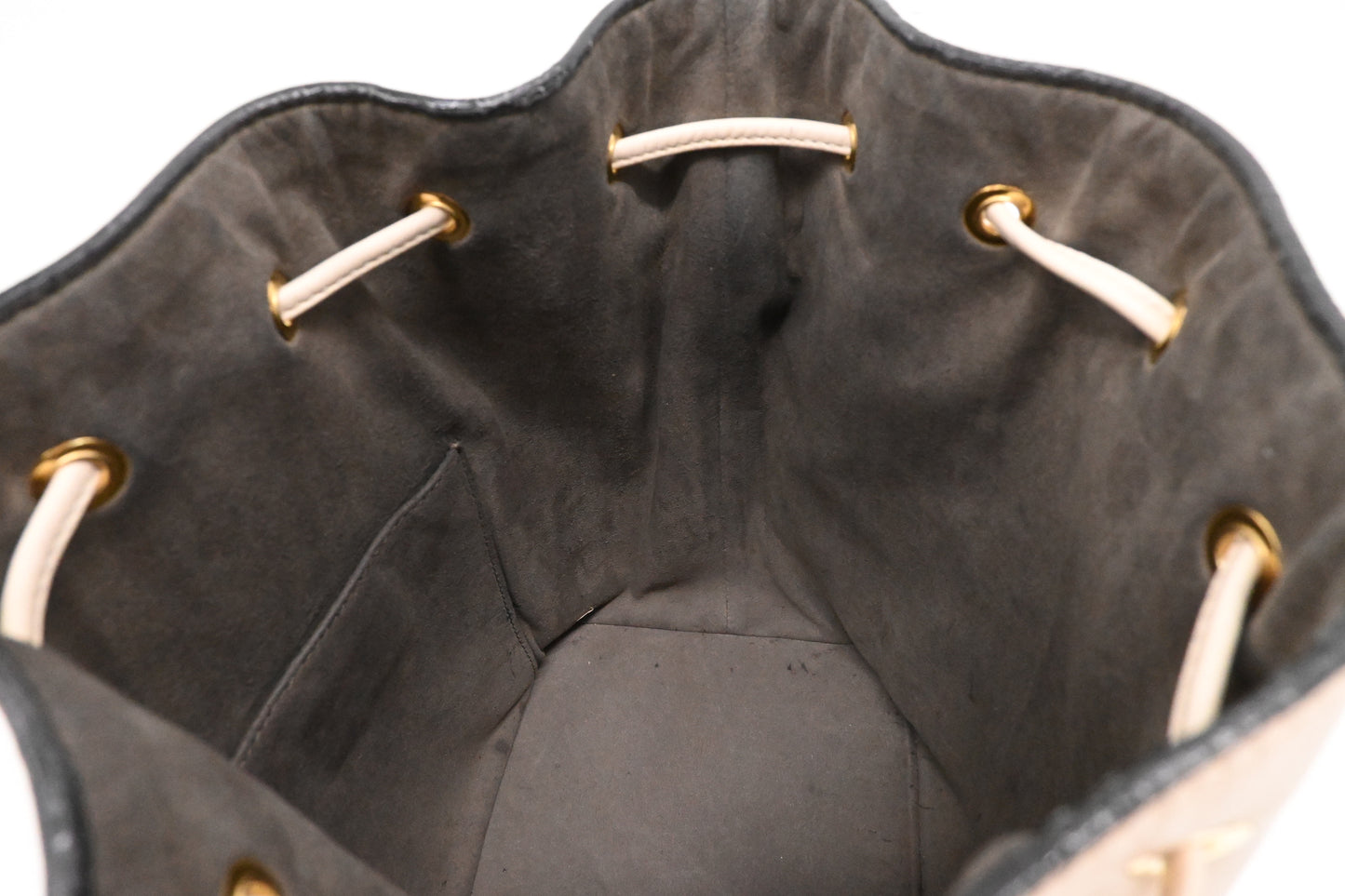 Fendi Mon Tresor Shoulder Bag in Cream Leather