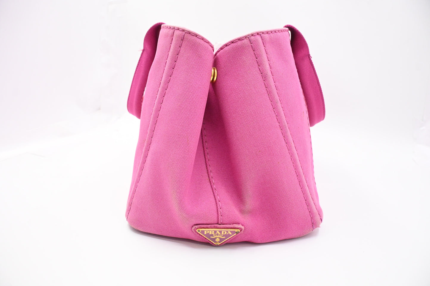 Prada Canapa in Pink Canvas