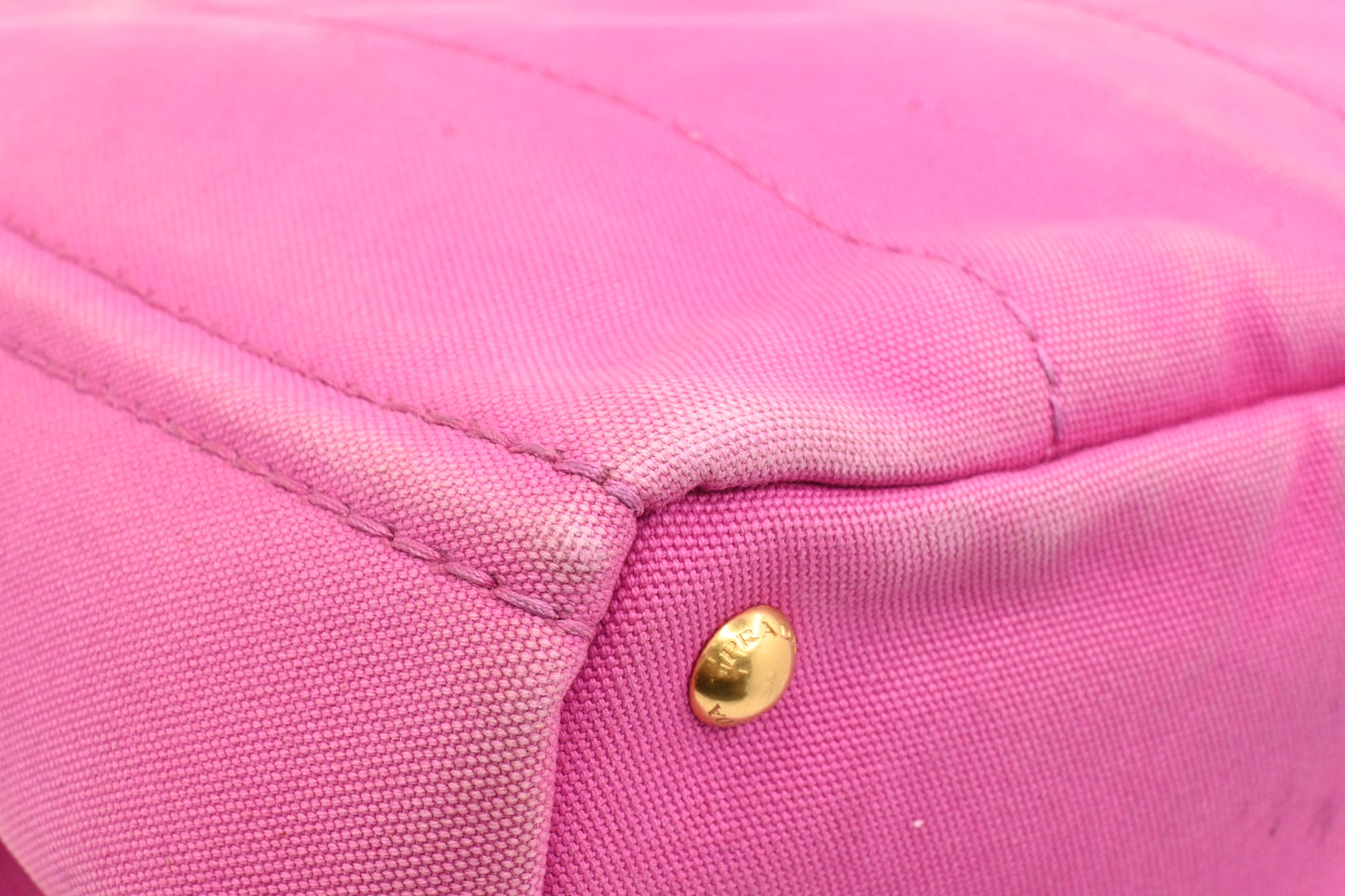 Prada Canapa in Pink Canvas