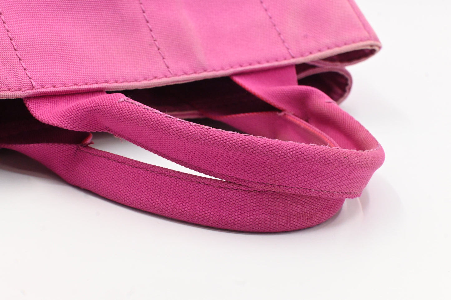 Prada Canapa in Pink Canvas