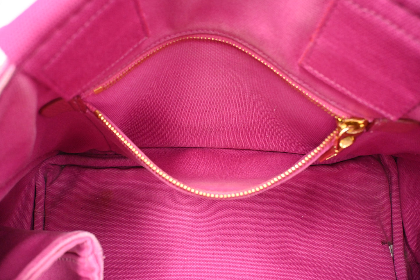 Prada Canapa in Pink Canvas