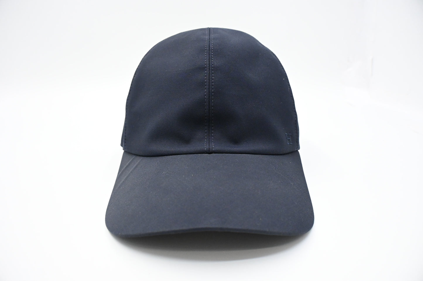 Hermes Cap in Blue Linen