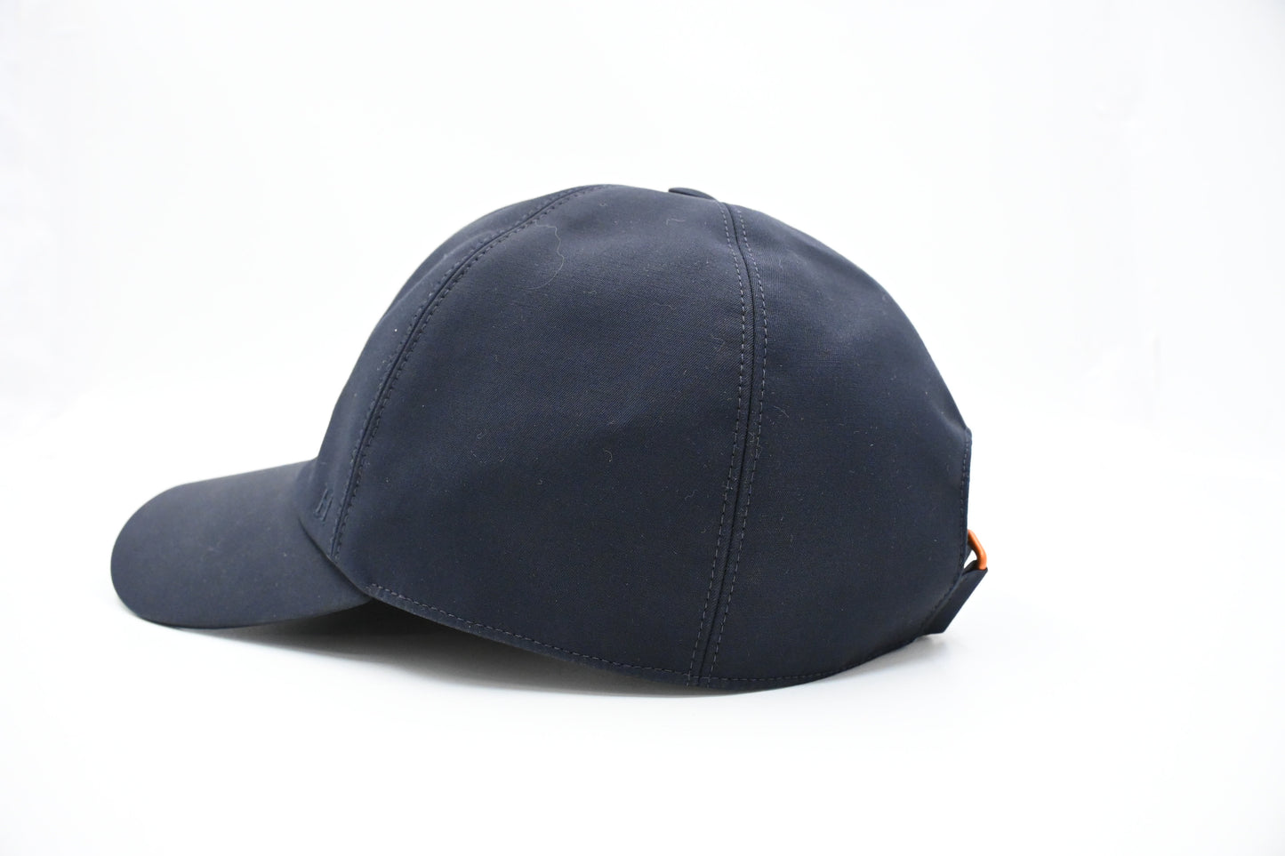 Hermes Cap in Blue Linen