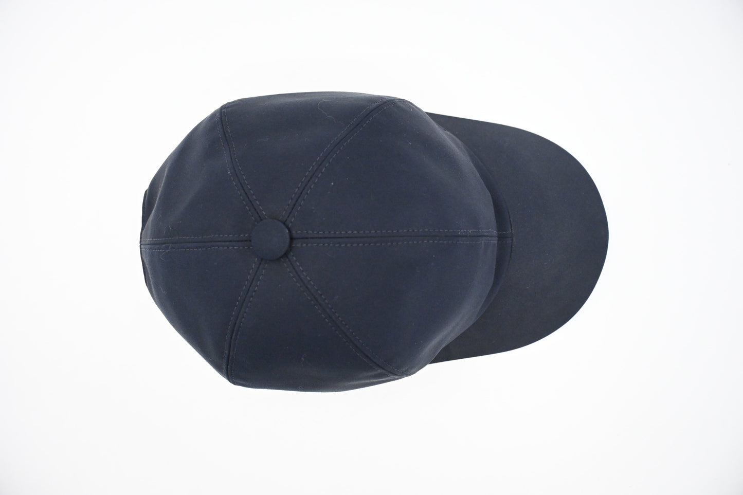 Hermes Cap in Blue Linen