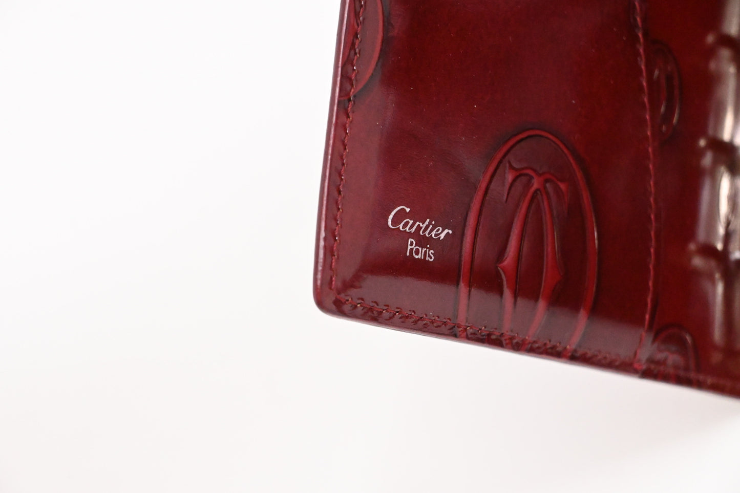 Cartier Agenda in Burgundy Leather