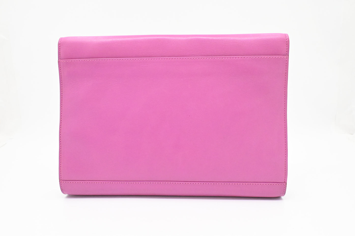 Celine Clutch in Magenta Leather