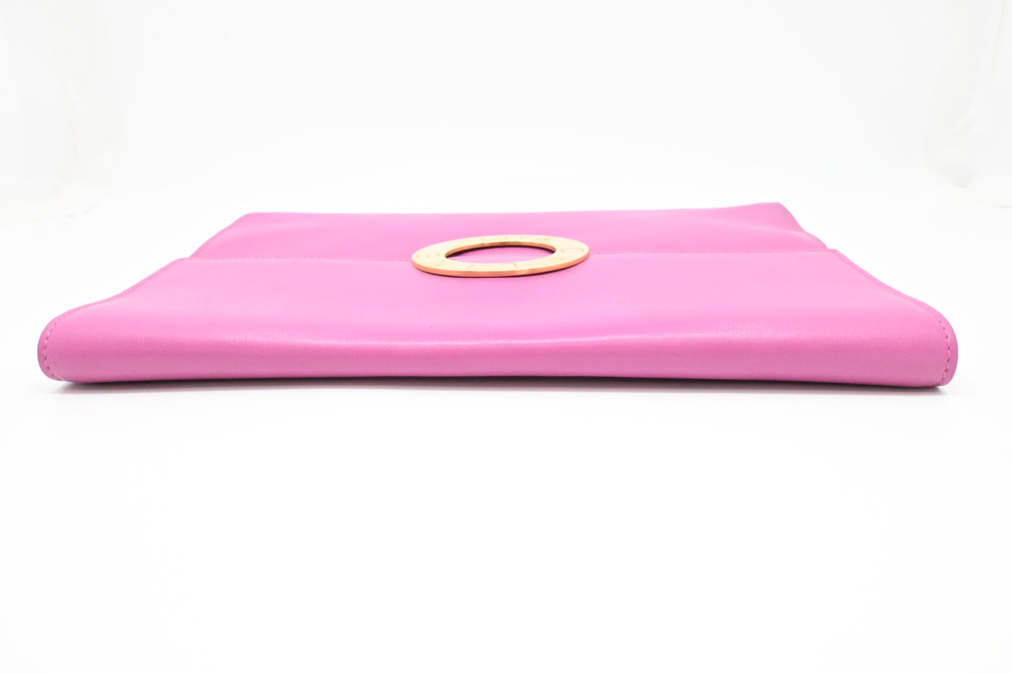 Celine Clutch in Magenta Leather