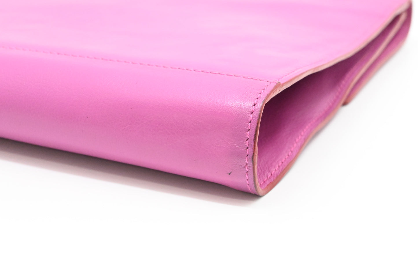 Celine Clutch in Magenta Leather
