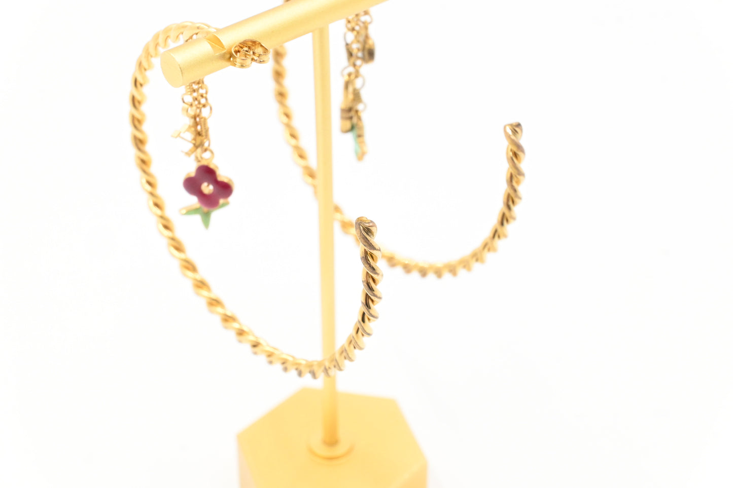 Louis Vuitton Sweet Monogram Hoop Earrings
