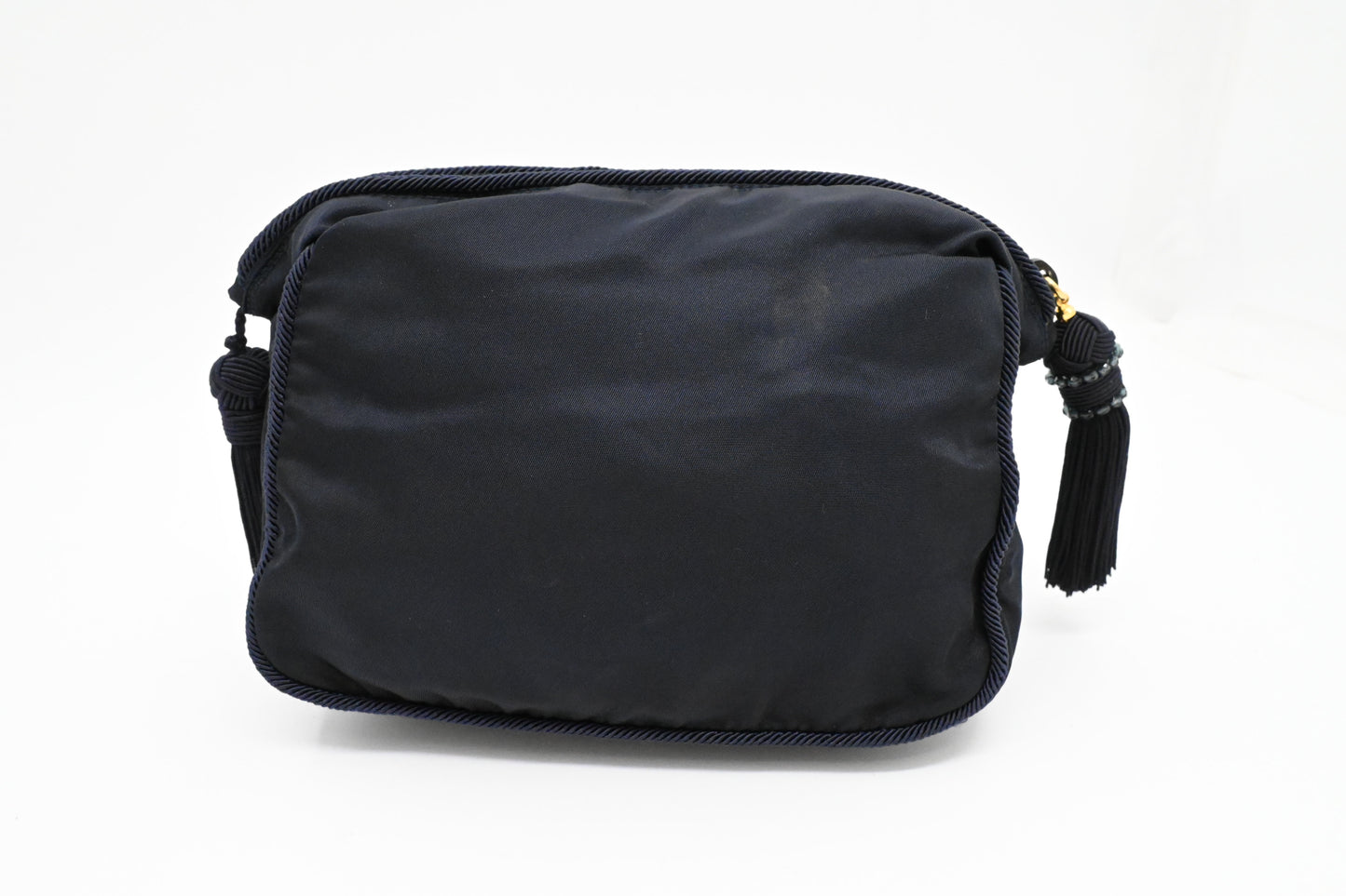 Prada Pouch in Dark Blue Nylon Canvas