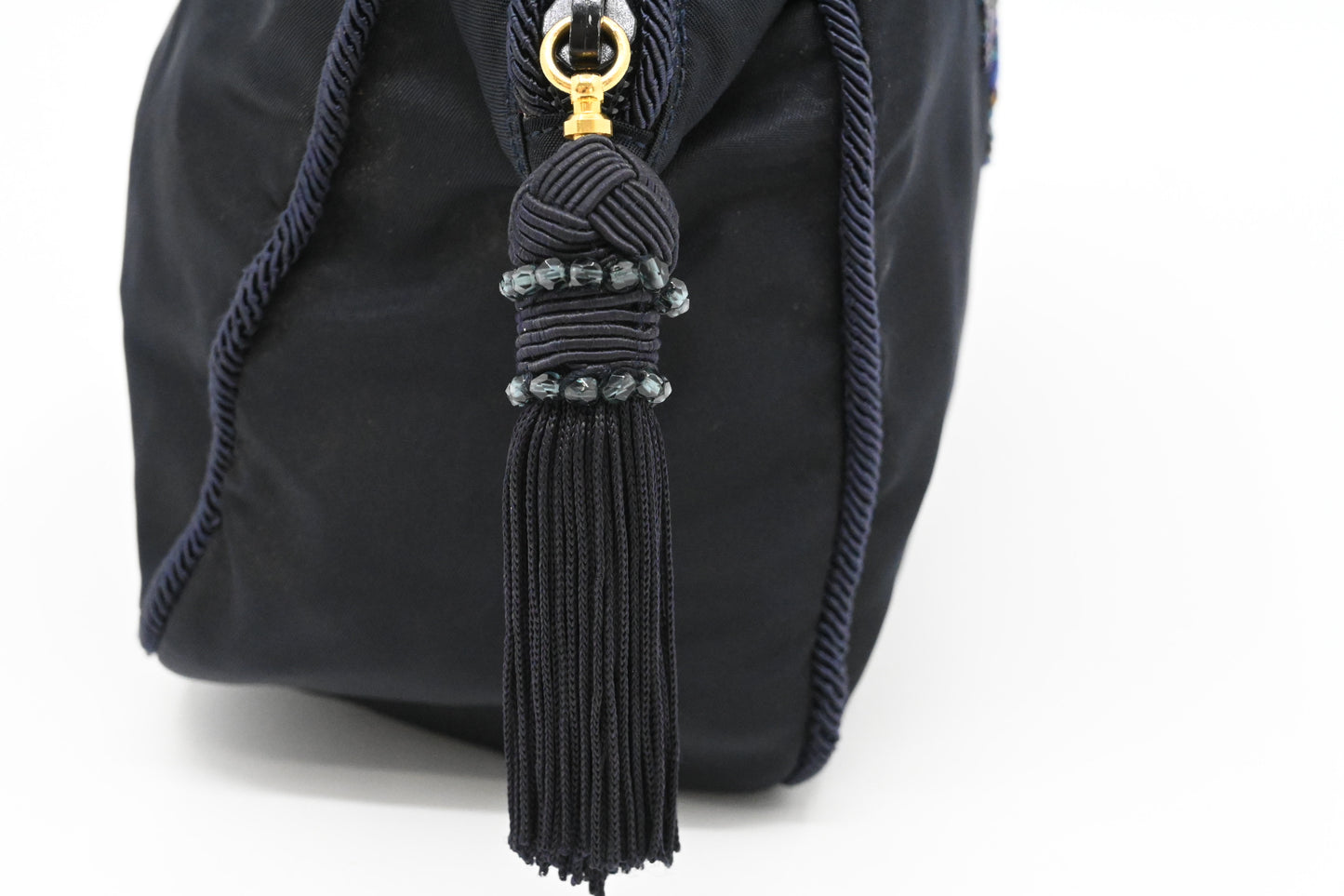 Prada Pouch in Dark Blue Nylon Canvas