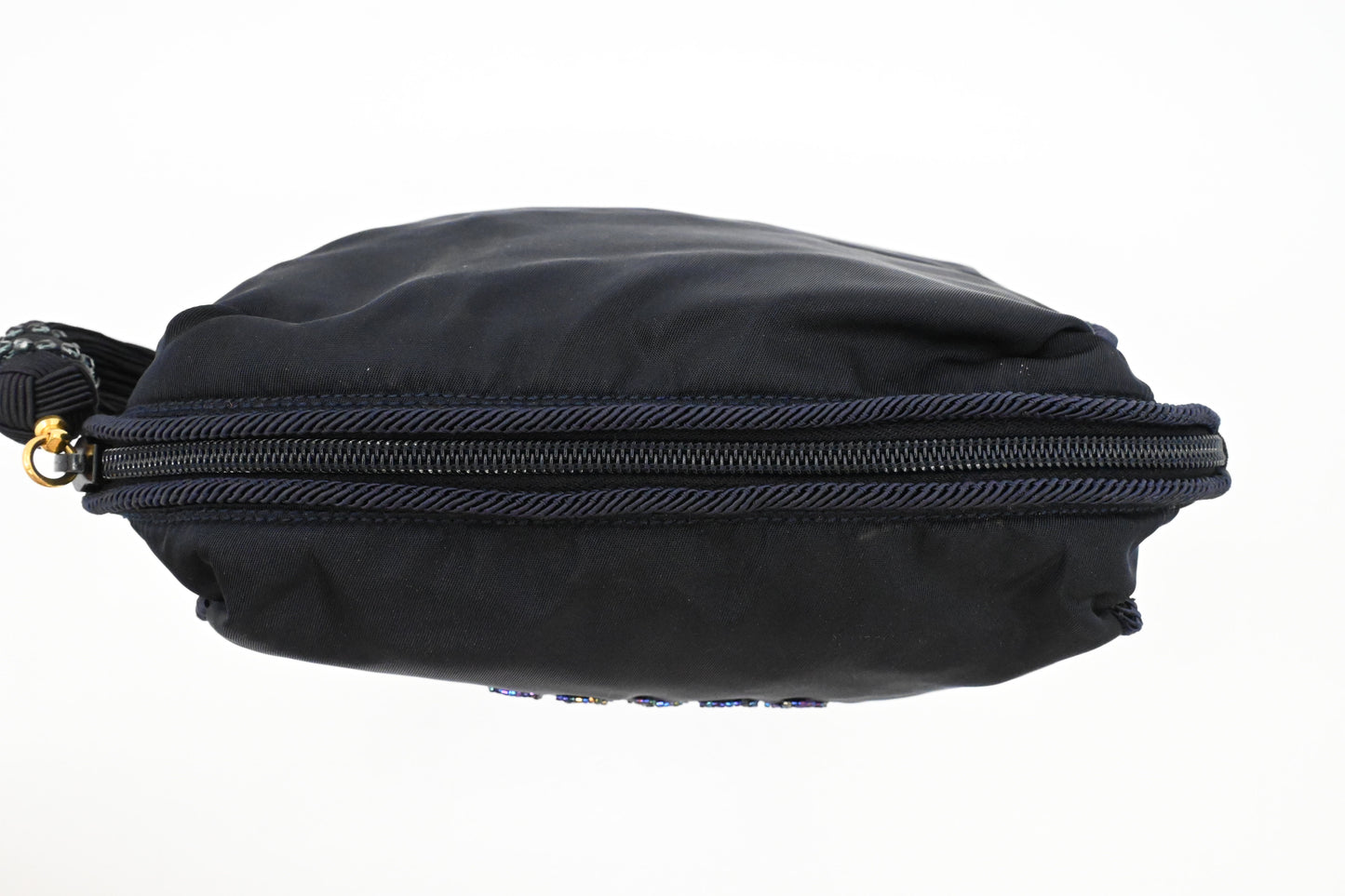 Prada Pouch in Dark Blue Nylon Canvas