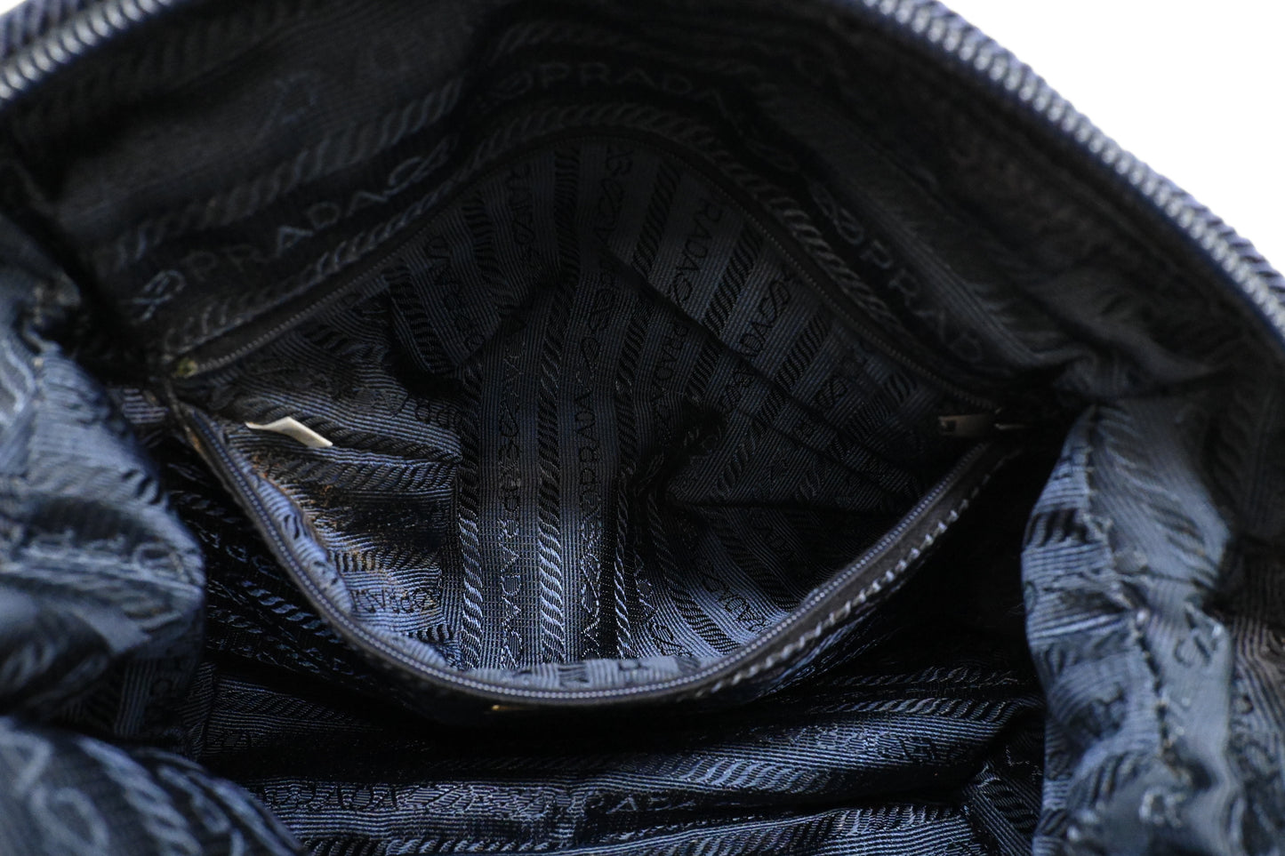 Prada Pouch in Dark Blue Nylon Canvas
