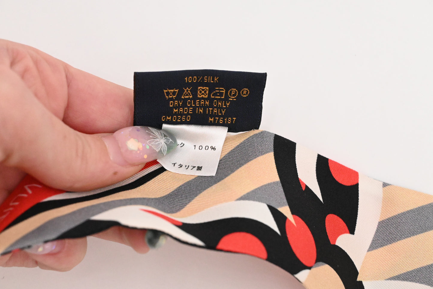 Louis Vuitton Bandeau BB Pop Monogram in Red and Black Silk