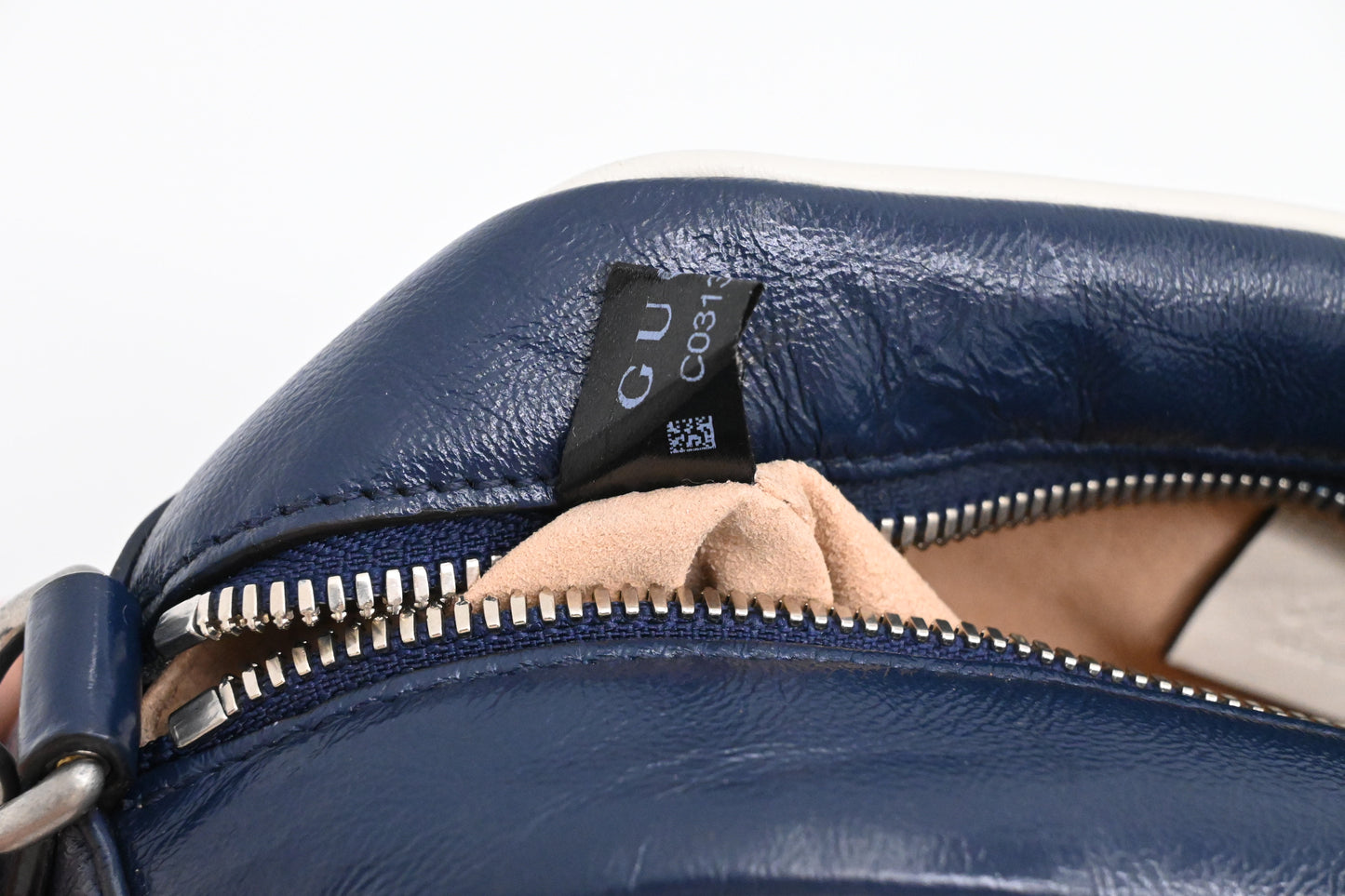 Gucci Marmont Crossbody in Navy Blue Leather