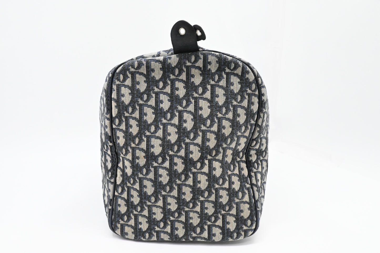 Dior Boston Bag in Navy Blue Oblique Canvas