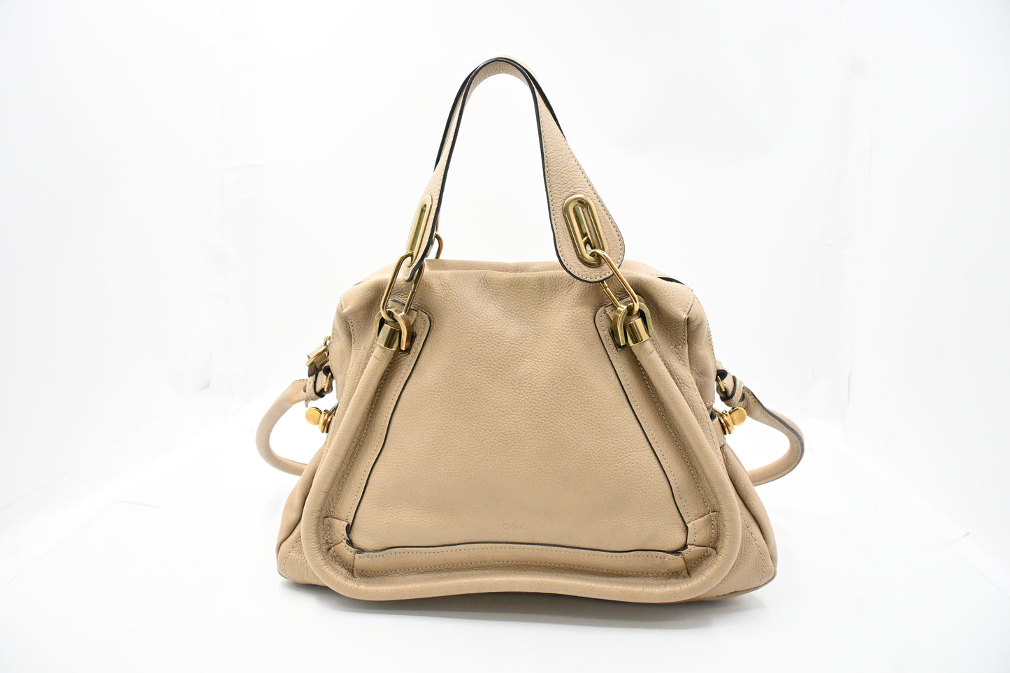 Chloe Medium Paraty in Beige Leather