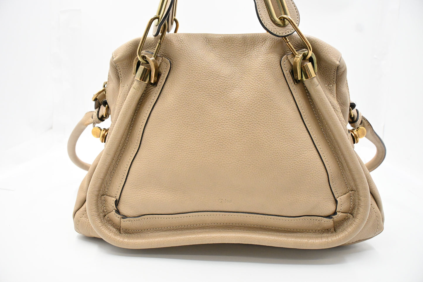 Chloe Medium Paraty in Beige Leather