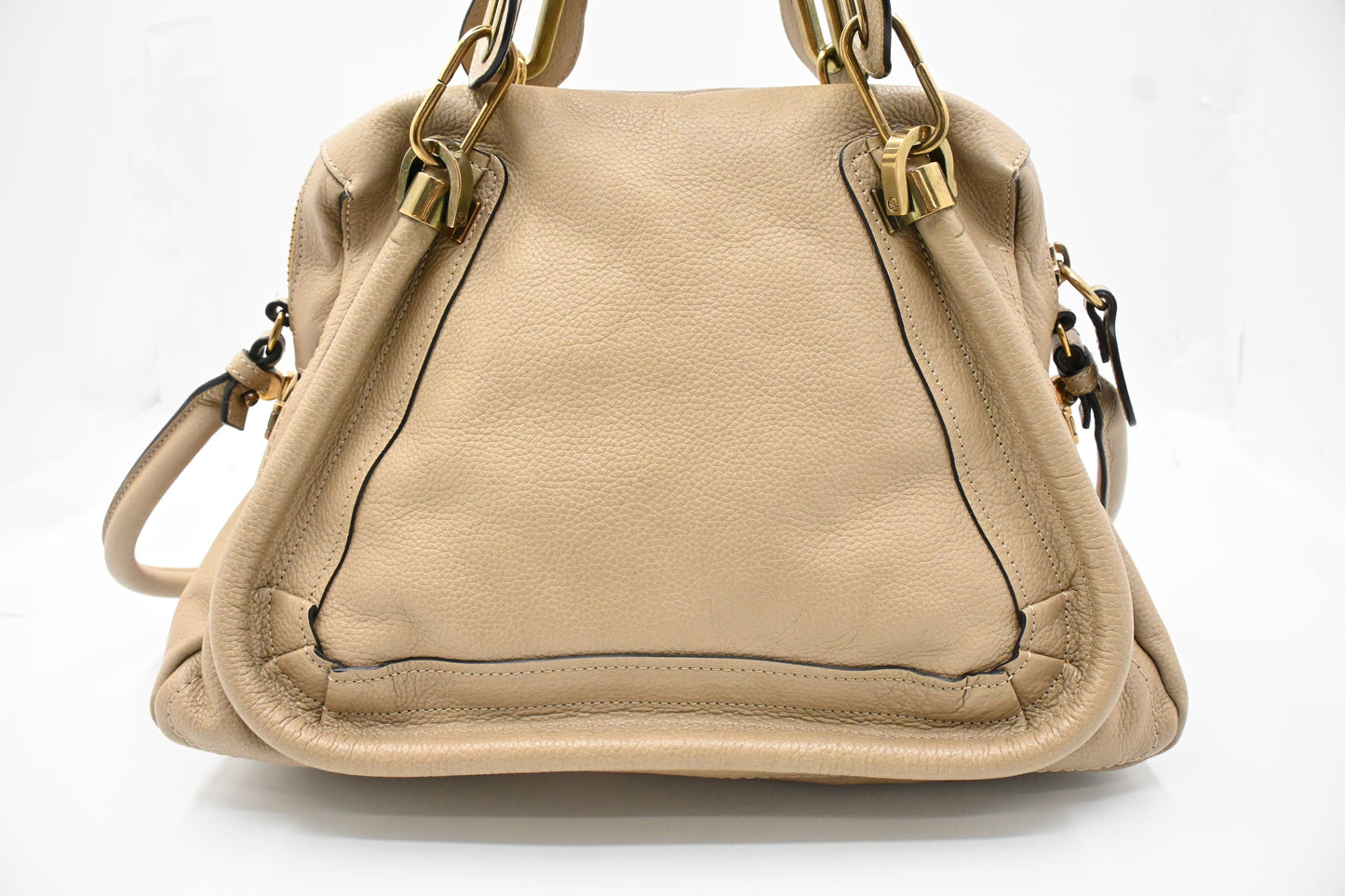 Chloe Medium Paraty in Beige Leather