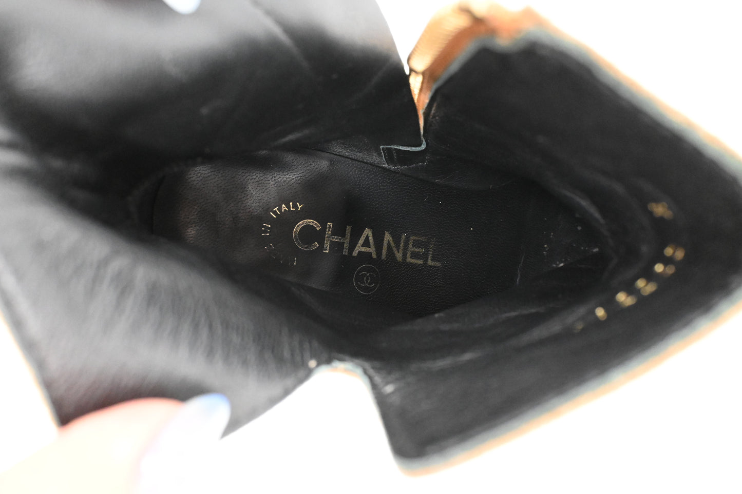 Chanel Boots in Brown Suede Leather