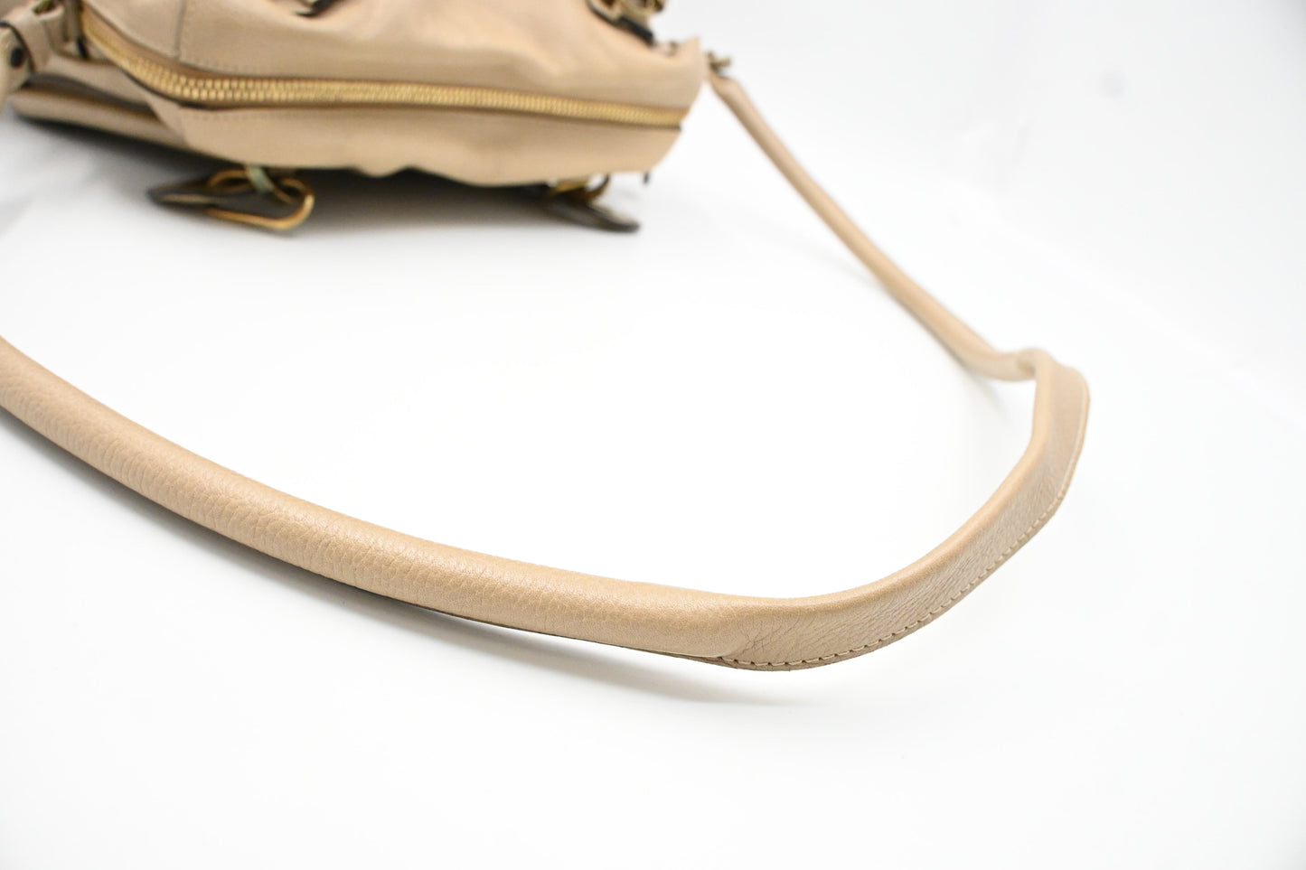 Chloe Medium Paraty in Beige Leather