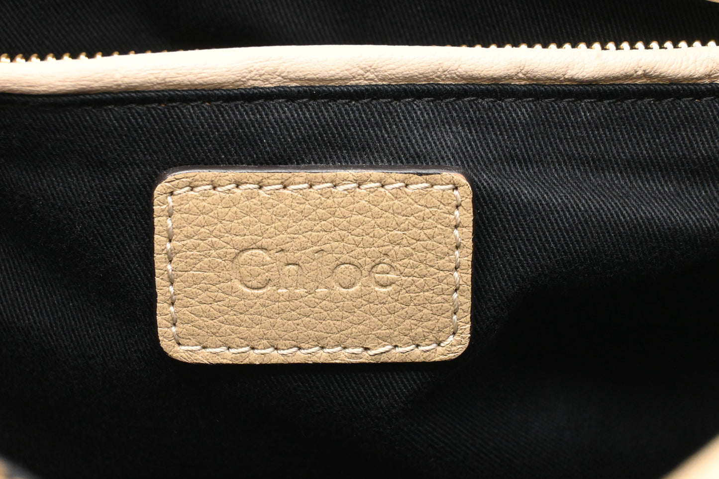 Chloe Medium Paraty in Beige Leather
