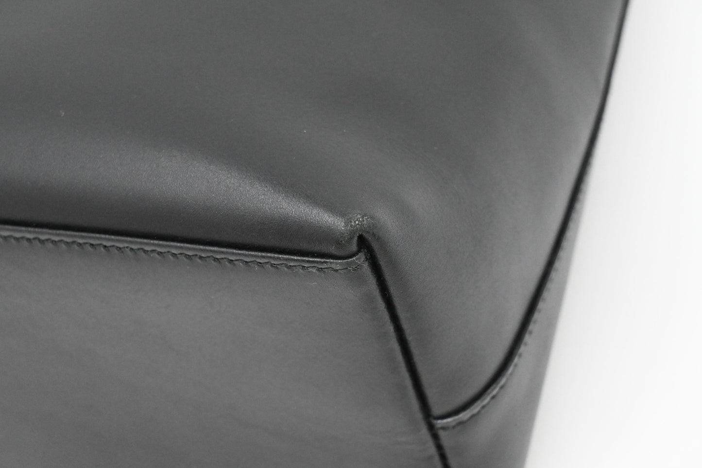 Gucci Bamboo Handbag in Black Leather