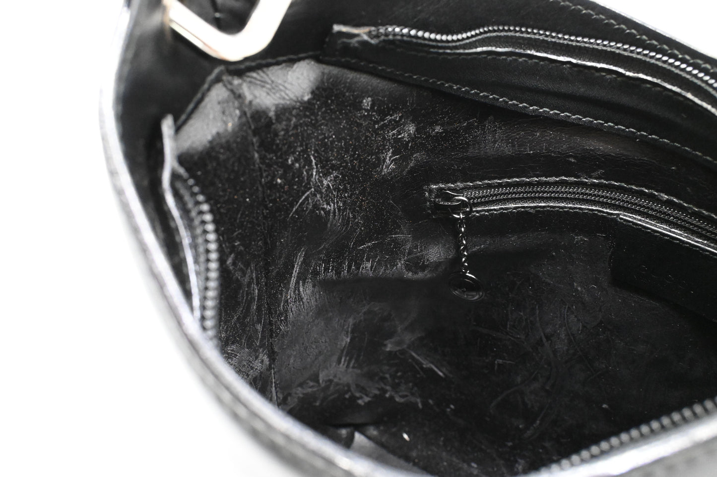 Gucci Bamboo Handbag in Black Leather