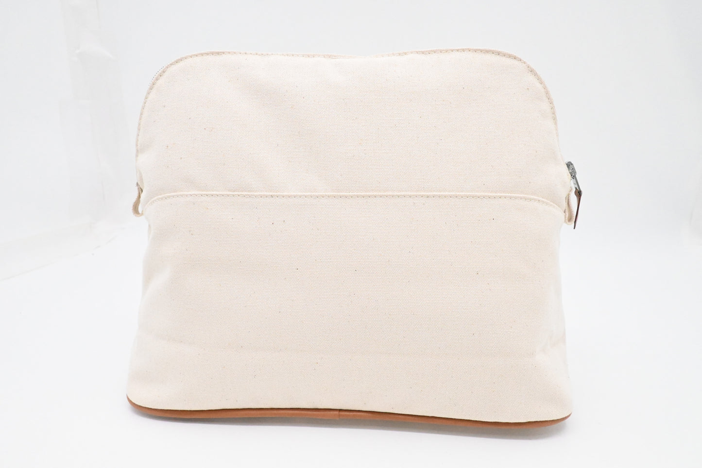 Hermes Bolide Case 31 in Cream Canvas